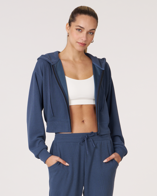 Retreat Waffle Zip Up Jacket