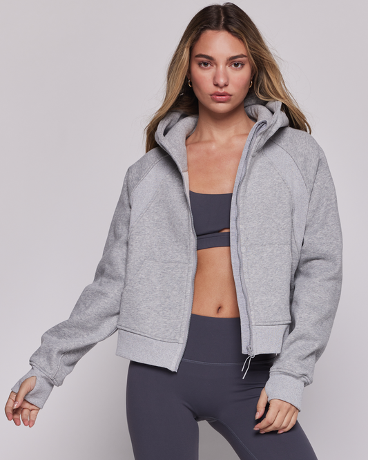 Effortless Fleece Full Zip Hoodie